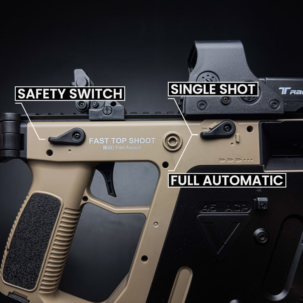 Kriss Vector Gel Blaster functions